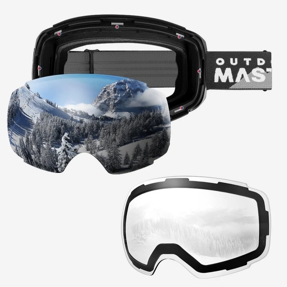 OutdoorMaster Snow Goggles Pro + Lens New - Picture 4 of 8